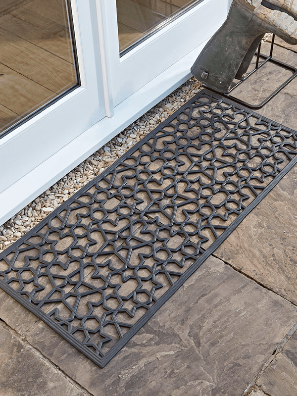 Star Rubber Doormat - Double